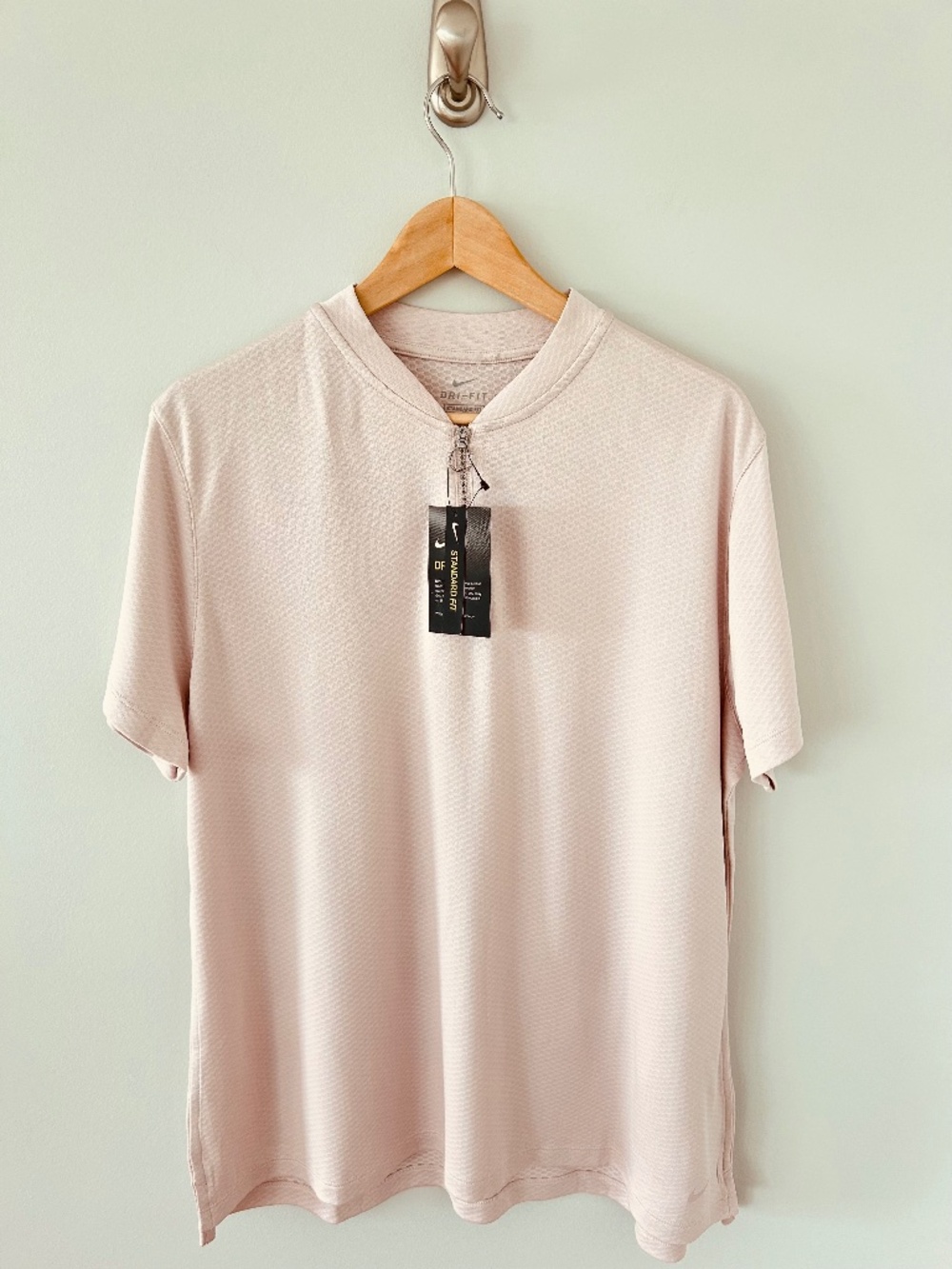 NWT Nike Dry Golf Polo Shirt Short Sleeve Pale Pink Sz XXL